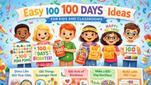 easy 100 days of school ideas