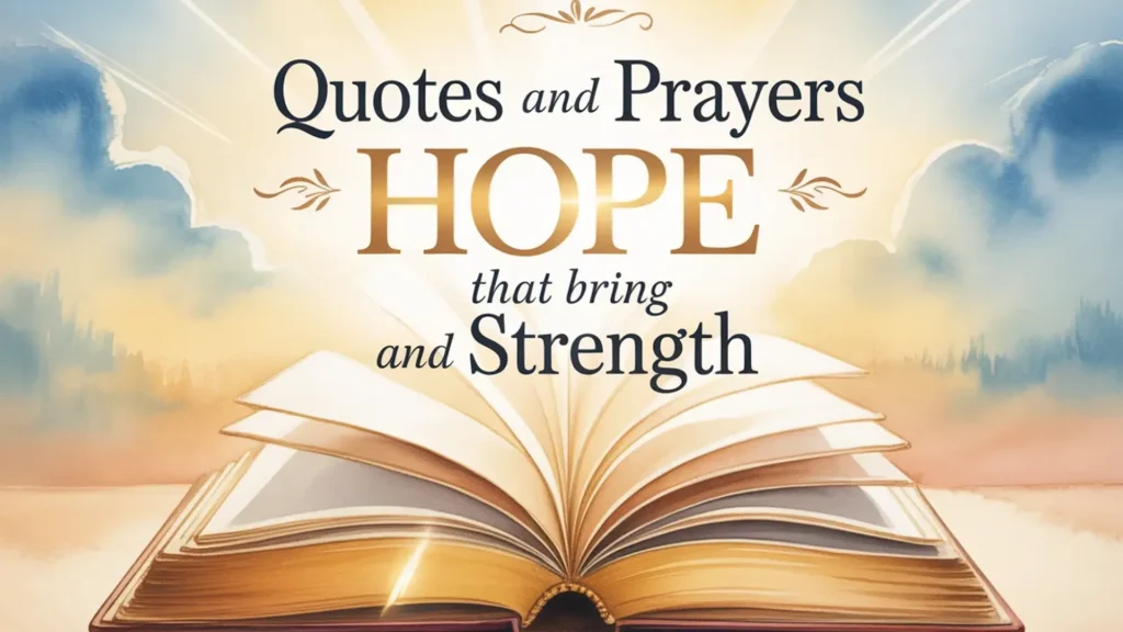 Quotes and Prayers