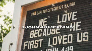 1 John 4:8 Meaning